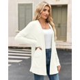 thumbnail image 2 of MISFAY Women's Cardigans Long Sleeve with Pockets - Open Front Lightweight Cardigan, 2 of 5