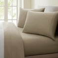 thumbnail image 1 of Bamboohart Fresh Linen Collection United 1200 Thread Count 100% Egyptian Quality Cotton Solid Sheet Set (King  Navy), 1 of 2