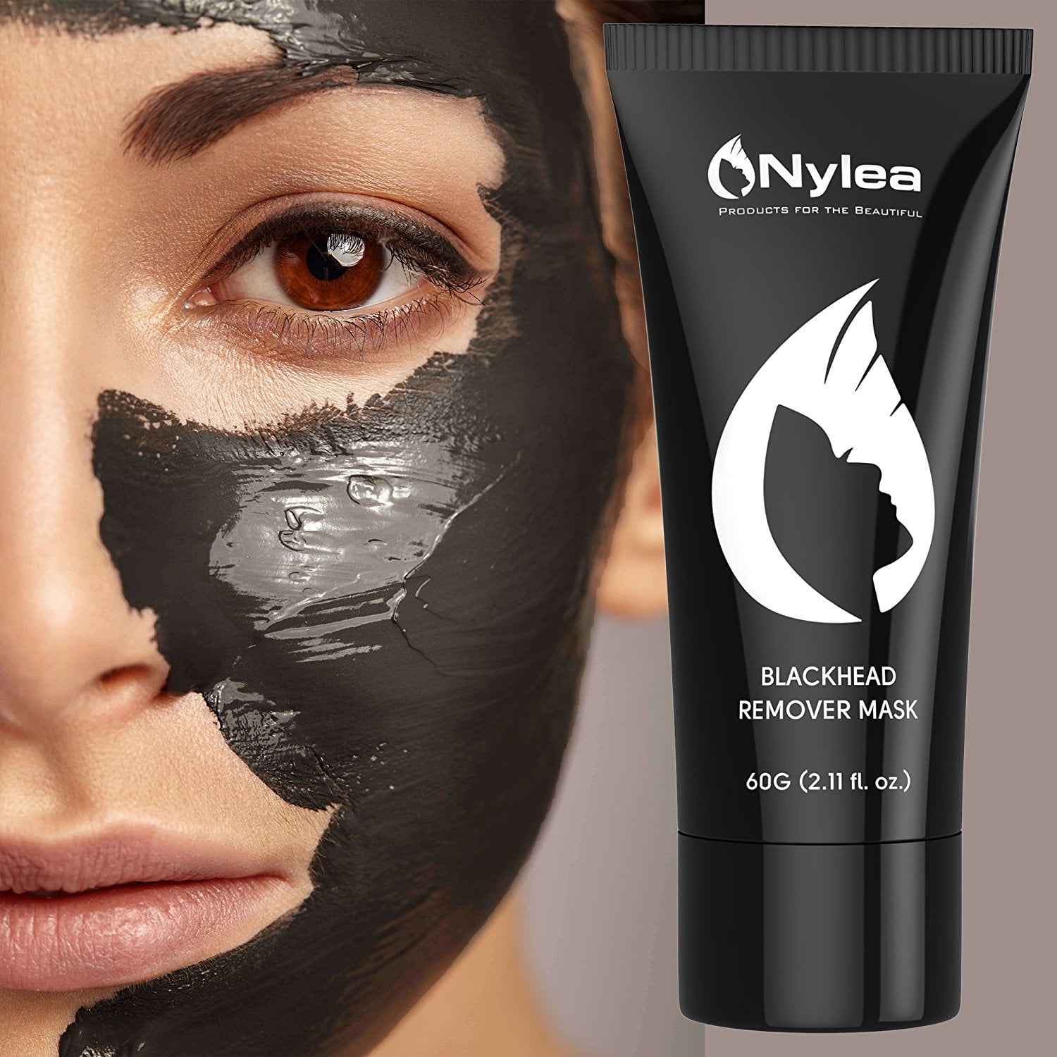 Download Nylea Blackhead Remover Mask Removes Blackheads Purifying Quality Black Peel Off Charcoal Mask Best Mud Facial Mask 60 Gram 2 11 Ounce Pack Of 1 Black Walmart Com Walmart Com PSD Mockup Templates