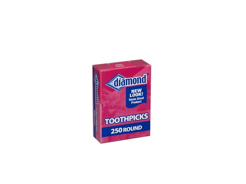 Diamond Toothpicks, Round, 250 Ct