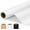 White, variant on 15" x 456"(38') Black Kraft Paper Roll for Bulletin Board, Wrapping Craft Paper Roll for Gift Packing Banner Art Table Covering Bouquet Flower Packing Moving Shipping 75GSM