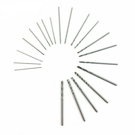 

MOUDUO Universal Tools Clearance! 0.3mm-1.6mm Drill Mini Set Speed Micro Twists Drill Bit Bit 20Pcs High Steel Tools & Home Improvement Tool Series (Silver)