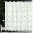 thumbnail image 3 of Ambesonne Quiz Shower Curtain, Colorful Question Marks Art, 69"Wx70"L, Seafoam and Dark Yellow, 3 of 4
