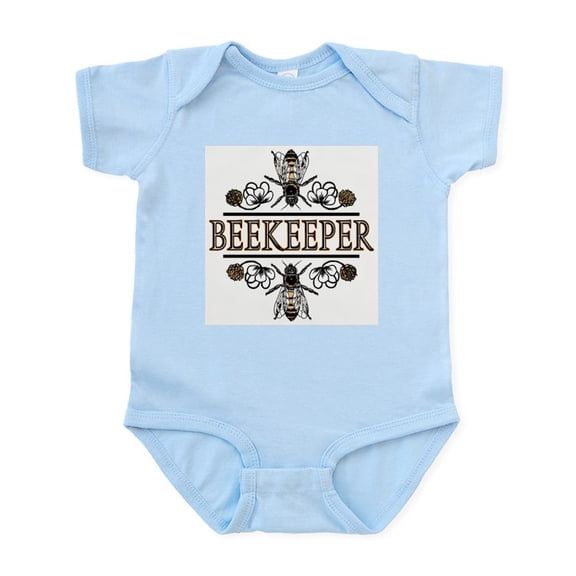CafePress - The Beekeepers! Infant Bodysuit - Baby Light Bodysuit, Size Newborn - 24 Months