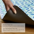 thumbnail image 5 of FIESTA Mali Tiles Geo Trellis Anti-Fatigue Comfort Kitchen Mat, Non-Slip Floor Mat, Padded Standing Desk Mat, Blue/Aqua/White, 20"x39", 5 of 6