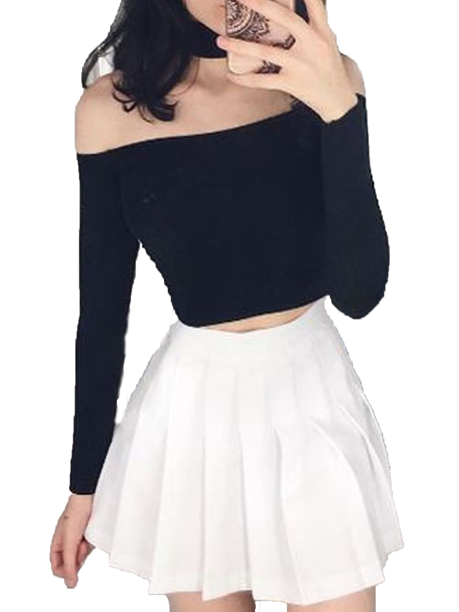 white tennis skirt walmart