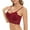 Red, variant on Aofany Women's Push Up Wireless Bra Sexy Full Cup Lace Bras for Women, Comfortable Wire Free Shaping Everyday Bra