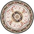 thumbnail image 2 of Safavieh Chelsea Patton Floral Area Rug, Ivory/Black, 3' x 3' Round, 2 of 11