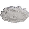 thumbnail image 3 of Ekena Millwork 16 3/4"OD x 1 3/8"P Plymouth Ceiling Medallion (Fits Canopies up to 1 5/8"), Hand-Painted Ultra Pure White, 3 of 6