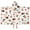 White Christmas Santa-1, variant on White Christmas Tree Pattern Hooded Bath Towel，50"x30" for Ages 3 To 12 Kids, Quick Dry Lightweight Soft Microfiber Hood Beach Towel Cover Up for Kids