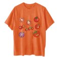 thumbnail image 6 of Njoeus Graphic Tees for Women Custom T Shirts Women's T Shirts Short Sleeve Tees Funny Fruit Graphic Tee Shirts Loose Summer Tops Cute Tops S-Xxl Plus Size Summer Outfits On Clearance, 6 of 7
