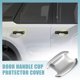 thumbnail image 2 of Plateado Tono Puerta Manija Copa Protector Cubierta Puerta Manija Cuenco Guardia, 2 of 7