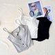 thumbnail image 3 of Conjuntos De Pijama nuevo Sexy De algodón Sling Top pantalones cortos conjunto sujetador Pad ropa De dormir De verano pijamas para mujer ropa De dormir para el hogar traje, 3 of 4