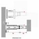 thumbnail image 3 of Extra Thick Casting 304 Stainless Steel Deluxe Adjustable + Heavy Duty Rubber Door Stopper Integrated Wall Mounted Door Stopper, RS-38, 3 of 5