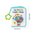 thumbnail image 4 of Baby Memory Book Babys My First Family Álbum Photo Tela Suave Regalo, 4 of 9