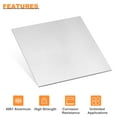 thumbnail image 4 of Uxcell 150mm x 150mm x 3mm Rectangle 6061 Aluminum Sheet Flat Metal Plate Stock, 4 of 5