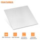 thumbnail image 4 of Uxcell 2Pack 75mm x 75mm x 3mm Rectángulo 6061 Hoja de Aluminio Placa de Metal Plana, 4 of 5