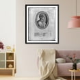 thumbnail image 3 of Historic Framed Print, [Leon Battista Alberti, 1404-1472, head and shoulders portrait, facing right], 17-7/8" x 21-7/8", 3 of 9