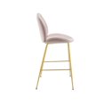 thumbnail image 2 of Plata Décor Tabouret en velours avec pieds dorés, 2 of 2