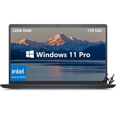 Dell Inspiron 15.6" FHD Laptop, Intel Core i3, 32GB, 1TB SSD