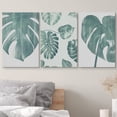 thumbnail image 3 of wall26 Canvas Print Wall Art Set Retro Style Vintage Green Monstera Collage Nature Floral Illustrations Realism Rustic Scenic Colorful Wilderness for Living Room, Bedroom, Office - 16"x24"x, 3 of 5
