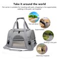 thumbnail image 3 of Bolsa De Viaje Plegable Para Mascotas, Tela Oxford Cómoda Y Transpirable, Correa De Hombro Ajustable, Uso Multifuncional Para Caminar Al Aire Libre, Acampar, 3 of 7