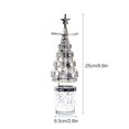 thumbnail image 2 of PENGXIANG Rotary Tea Light Candle Holder  Christmas Tree-shaped Spinning Metal Candlestick Candle Holder  Romantic Rotation Decorative Candle Holder Christmas Decoration for Wedding Party, 2 of 18