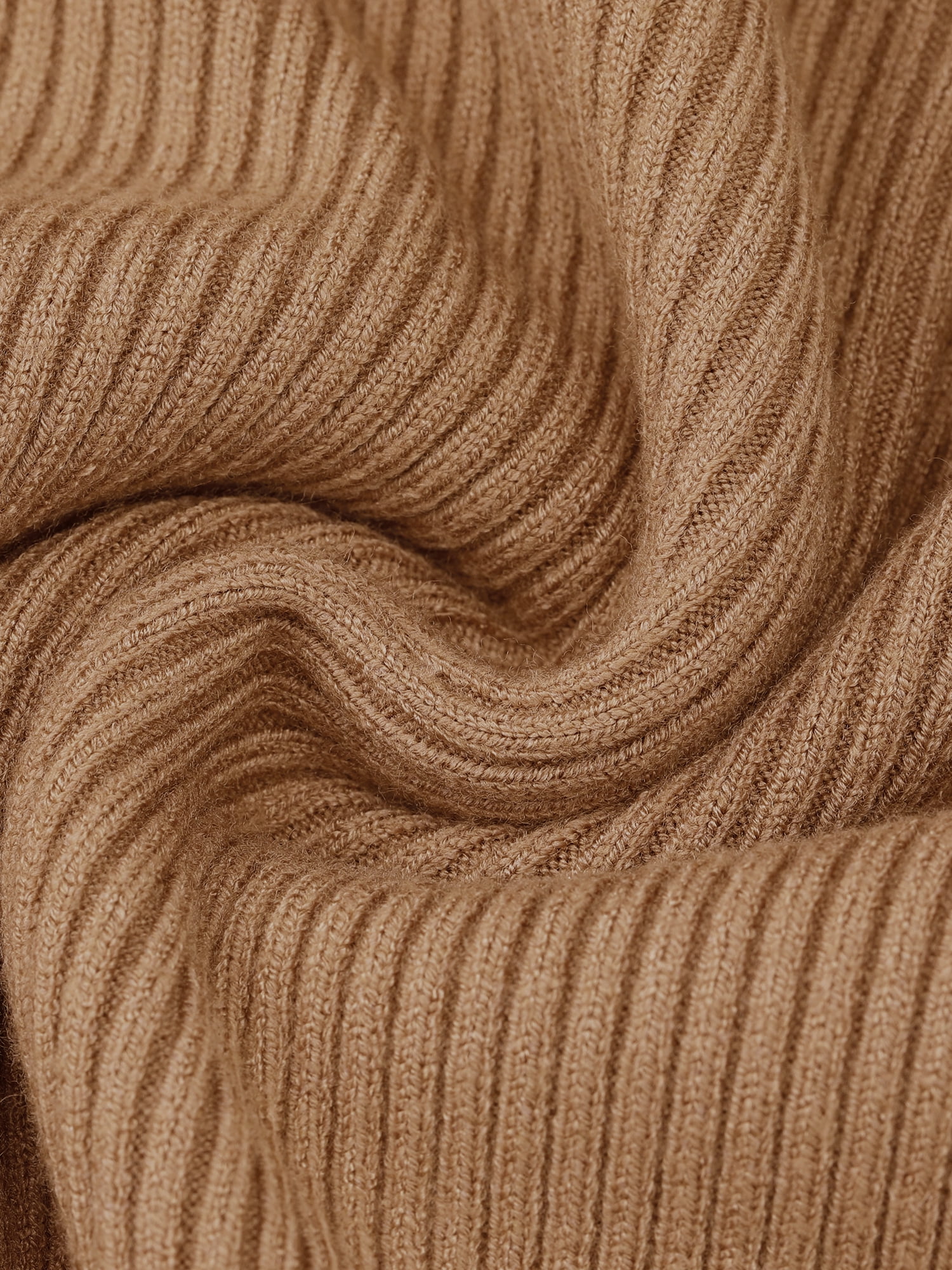 DARING DIVA Women's Maternity Sweater Ribbed Pullover Polo Sweater XL Brown