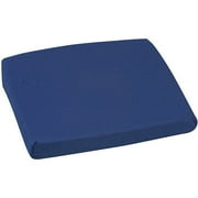 DMI Sloping Back Seat Cushion, Poly/Cotton Cover, Navy, 16" x 18" x 2" - 4"