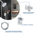 thumbnail image 6 of WeiDongzhuo Nozzle Sprayer Metal 3-Way Shower Diverter Shower Attachment Set for Dogs with Sprayer & 6.6 Ft Long Hose, 6 of 8