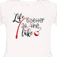 thumbnail image 4 of Inktastic Life is Better at the Lake Fishing Pole with Bobber Boys or Girls Long Sleeve Baby Bodysuit, 4 of 5