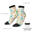thumbnail image 6 of Pofeuu Dinosaur Print 30cm Socks, Adult Running Hiking Socks for Youth and Adult, 6 of 7
