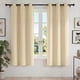thumbnail image 1 of Blackout Cortinas para Recámara, Cortina Blackout Térmica Aislada 2 Paneles 42x72 Pulgadas, Cortinas Negras con Ojales, Reducción de Ruido, Ahorro de Energía y Cortinas sin Arrugas para Sala de Estar, 1 of 7