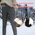 thumbnail image 6 of aohooy Fleece Lined Leggings Women Dressy Winter Warm Elastic Waist Thermal Legging Sherpa Fuzzy Thick Pants Gray,M, 6 of 7