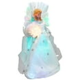 thumbnail image 5 of Northlight Color-changing Fiber Optic Angel with Rose Christmas Tree Topper - 12" - White, 5 of 6
