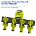 thumbnail image 3 of OWSOO Hose Splitter,Faucet Splitter Faucet Water Splitter Faucet Splitter Lawn 4-Way Splitter Lawn Maintenance Pipe One Out Valve Water One Out Splitter SIUKE Faucet Splitter - Faucet, 3 of 6