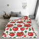 thumbnail image 5 of Fotbe Hand Drawn Tomatoes Manta de Franela Acolchonada con Estampado, Súper Suave y Esponjosa, Extra Grande para Sofá, Cama, Uso Todo el Año-40"x30", 5 of 7