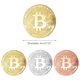 thumbnail image 4 of Coleccionista físico de Bitcoin, moneda chapada en BTC, 40mm, recuerdo, millones de rublos, regalo, colección de arte de bits, conmemorativo, imitación antigua, 4 of 4