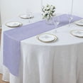 thumbnail image 2 of BalsaCircle 14" x 108" Lavender Faux Burlap Linen Polyester Table Runner Events Decorations, 2 of 7