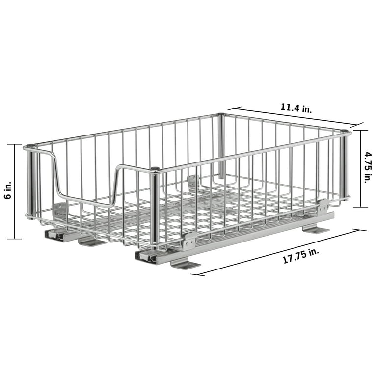 Trinity Wire Drawer w/Slides - Chrome (2-Pack)