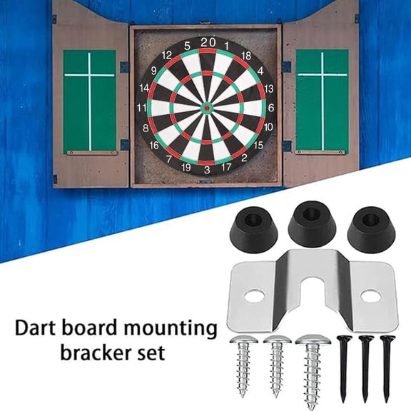 QHUDLV Dartboard Fixing Kit Dartboard Bracket For Hanging Dartboards, Wall Hooks, For Hanging Mounting Hook Screw Bracket S