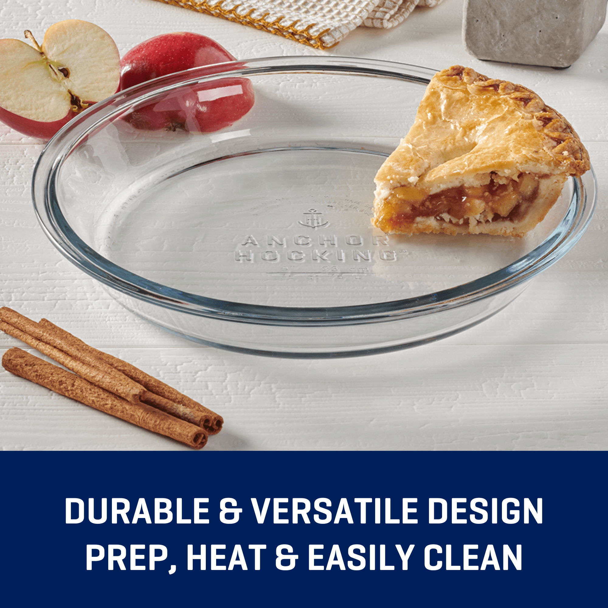 Pie Dough Baking Pie In Glass Dish Anchor Hocking 9