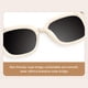 thumbnail image 5 of Methold Gafas inteligentes Bluetooth con polarización anti-UV e integración de IA Gafas inteligentes con IA AI Glass Cables de audio/vídeo albaricoque, 5 of 6