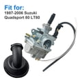 thumbnail image 4 of Carburetor ATV Carb with Intake Manifold 1320040B10 1320040B00 Fit for 1987-2006 Suzuki Quadsport 80 LT80 2x4, 4 of 5