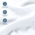 thumbnail image 3 of Bare Home Washed Sheet Set - Premium 1800 Collection - Deep Pocket - 4 Piece - Full, White, 3 of 8