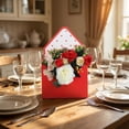 thumbnail image 5 of Valentine Envelope Boxes, Large 8 Inch Valentine’s Day Open-Top Basket Box, Hand Folding Bouquet Flower Box for Arrangements, Envelop Paper Boxes (2 Pcs), 5 of 7