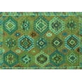 thumbnail image 1 of Ahgly Company Indoor Rectangle Southwestern Turquoise Blue Country Area Rugs, 7' x 10', 1 of 4