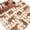Orange, variant on Leopard Area Rugs 6'x9', Washable Small Throw Rugs for Kitchen Dining room, Vintage Primitive Animals Indoor Outdoor Rug Non-Slip Low Pile Carpet Runner Reversible Floor Mats