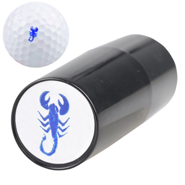 Golf Seal Tool Golf Marker Waterproof Photosensitive Seal Pattern Optional Quick-Drying Immortal Seal