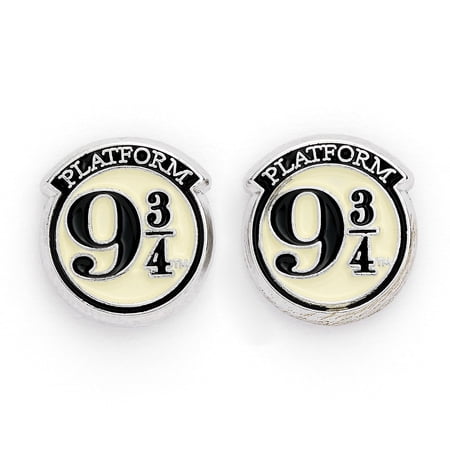 Harry Potter Platform 9 3/4 Silver Plated Stud Earrings
